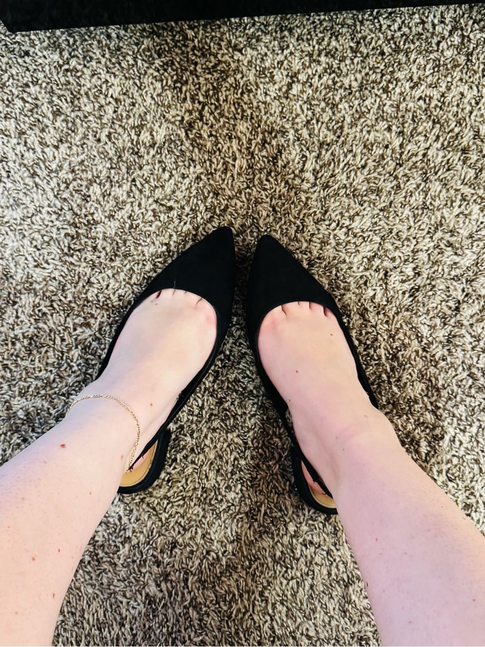 Well Worn Slingback Heels